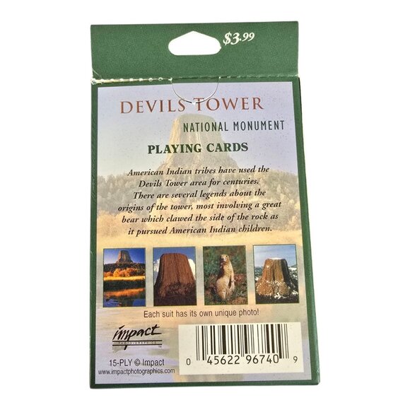 NEW Sealed America's First National Monument Devil's Tower Wyoming Playing Cards - Picture 7 of 9